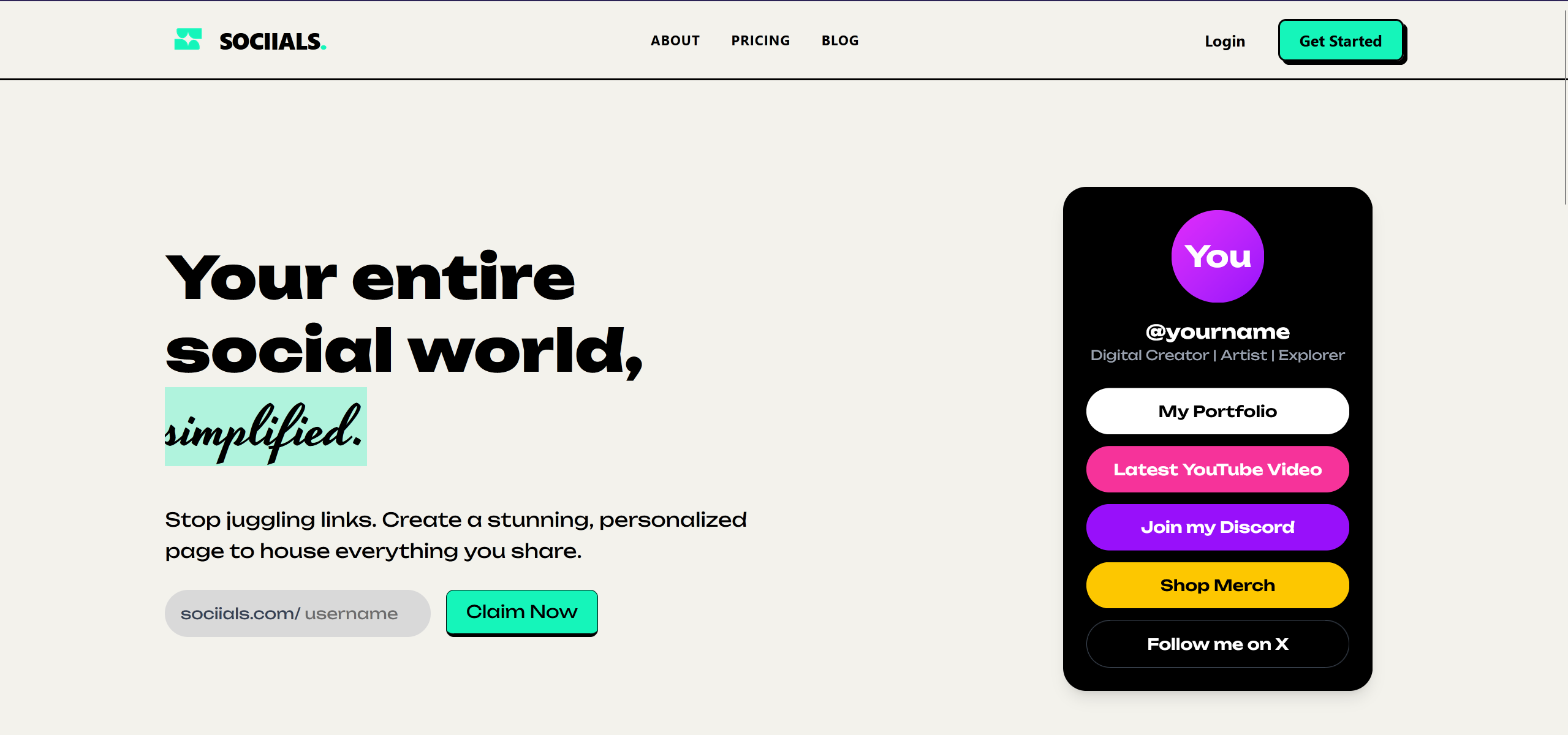 Sociials Platform